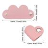 1/3/5pcs Multifunctional Heart-Shaped Faux Leather Cable Cord Winder Organizer Cable Management Clips for Headphones