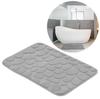 Soft Foam Bathroom Mat 40 X 60 Cm Gray - Super Soft Bathroom Mat, Anti-Slip, Quick-Drying
