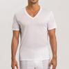 Men S Cotton V Neck Short SleeVe underShirt  White 73510 