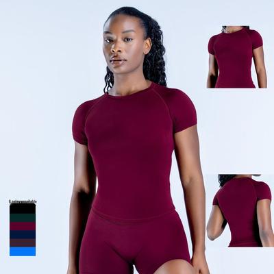 Quick-Dry Moisture-Wicking Short-Sleeve Sports T-Shirt