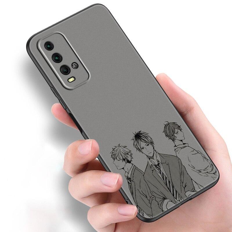 Cute Cartoon Anime Given Yaoi Silicone Phone Case For Xiaomi Redmi Note 11 10 9 8 Pro 11T 10T 10S 9S 8T 9 9A 9C 9T Black Cover