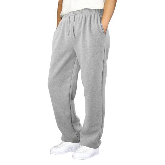 Herren Baggy Sweatpants Kordelzug Taille Sporthose Gerades Bein Freizeithose Jogginghose für Herbst Winter Workout Tennis Morgenlauf