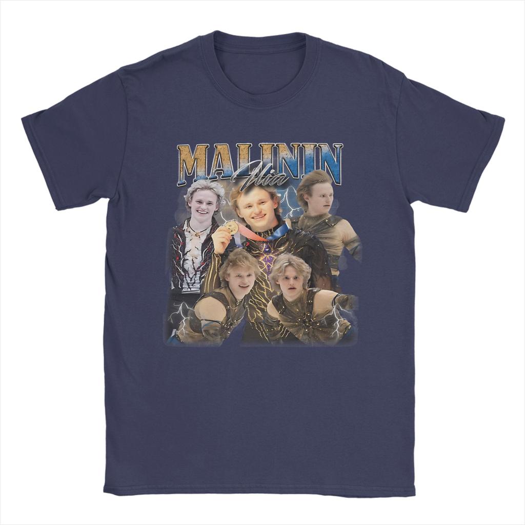 Unisexs Quad God Malinin T Shirt  100 Cotton Tops Vintage Short Sleeve Round Collar Tee Shirt Big Size TShirt
