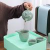Ge Kiln Gifts Ru Porcelain Kung Fu Tea Gifts Portable Travel Tea Set Beam Pot Tea Tray