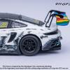 IVQR6 Pre-Sale Elowen Art 1:64 Porsche 911 Gt3 R Himalayan Yeti Snow Livery Limited Edition 500pcs Diecast Model Collectible Boys Toys