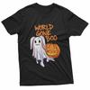 Spooky Ghost Bunny Plush Pumpkin Halloween Creepy T-Shirt