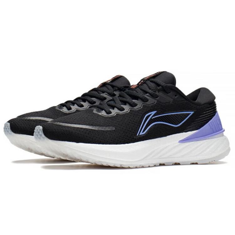 New LiNing YueYing 2.0 Support Shock Absorption Low Top Running Shoes Women's Black ARHS022-3