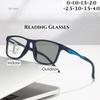 TR90 Sports Fotokromiske Multifokale Lesebriller Unisex Progressive Nær Fjern Presbyopi Anti Blått Lys Pluss Diopter Briller