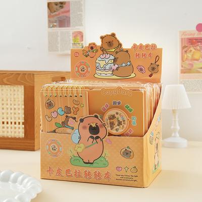 1 Peça Adesivo de Senha Capivara Adesivo Criativo Adesivo Três-em-um Adesivo Alto-Bonito Papelaria Interessante Estudante Presente de Feriado Novidade