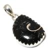 Turtilla Fossil Gemstone Handmade 925 Sterling Silver Jewelry Pendant 1.97" SU-7124