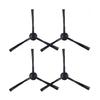 4 pièces/set Set de brosses latérales Accessoires Couleur noire Remplacement