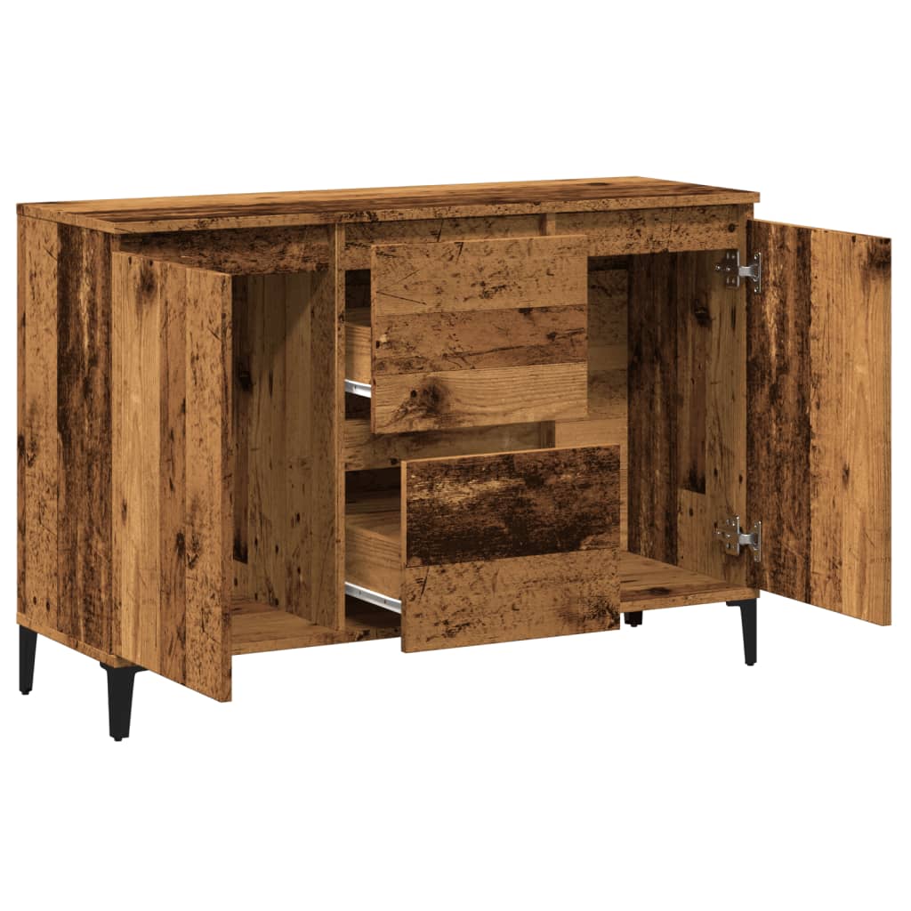 Vidaxl Cabinet, Old Wood, 102X35X70 Cm, Wood-Based Material