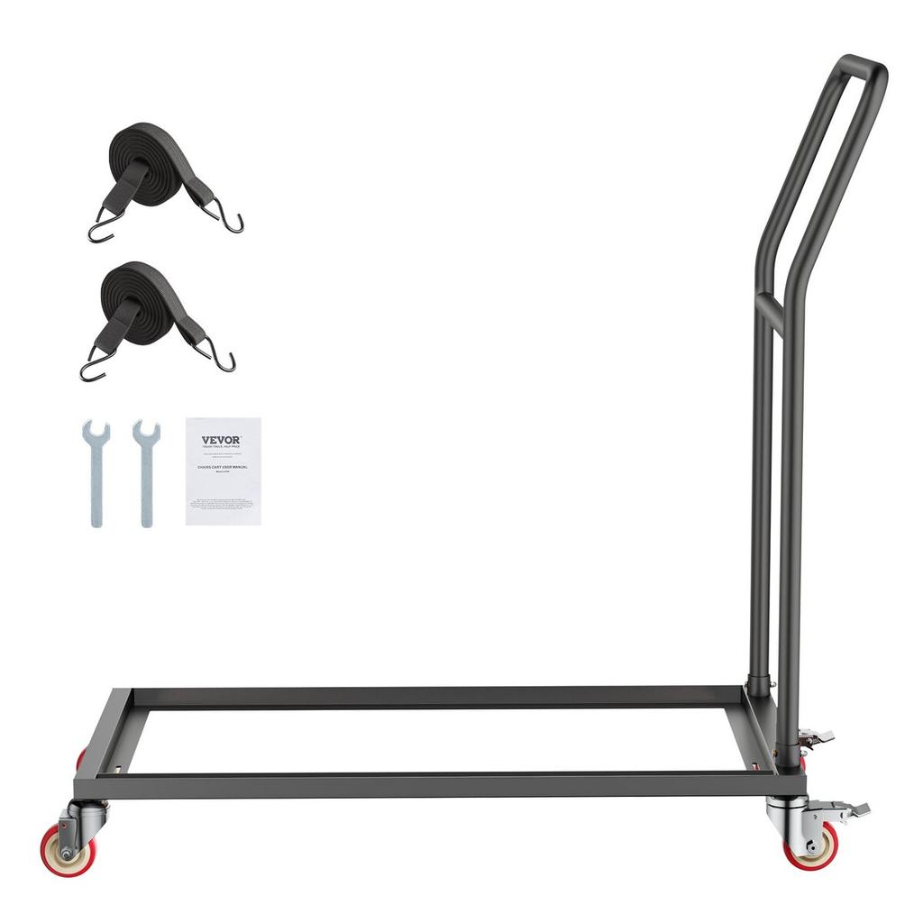 Folding Chair Rack Cart for 25 Chairs of 300 LBS L-shape Vertical