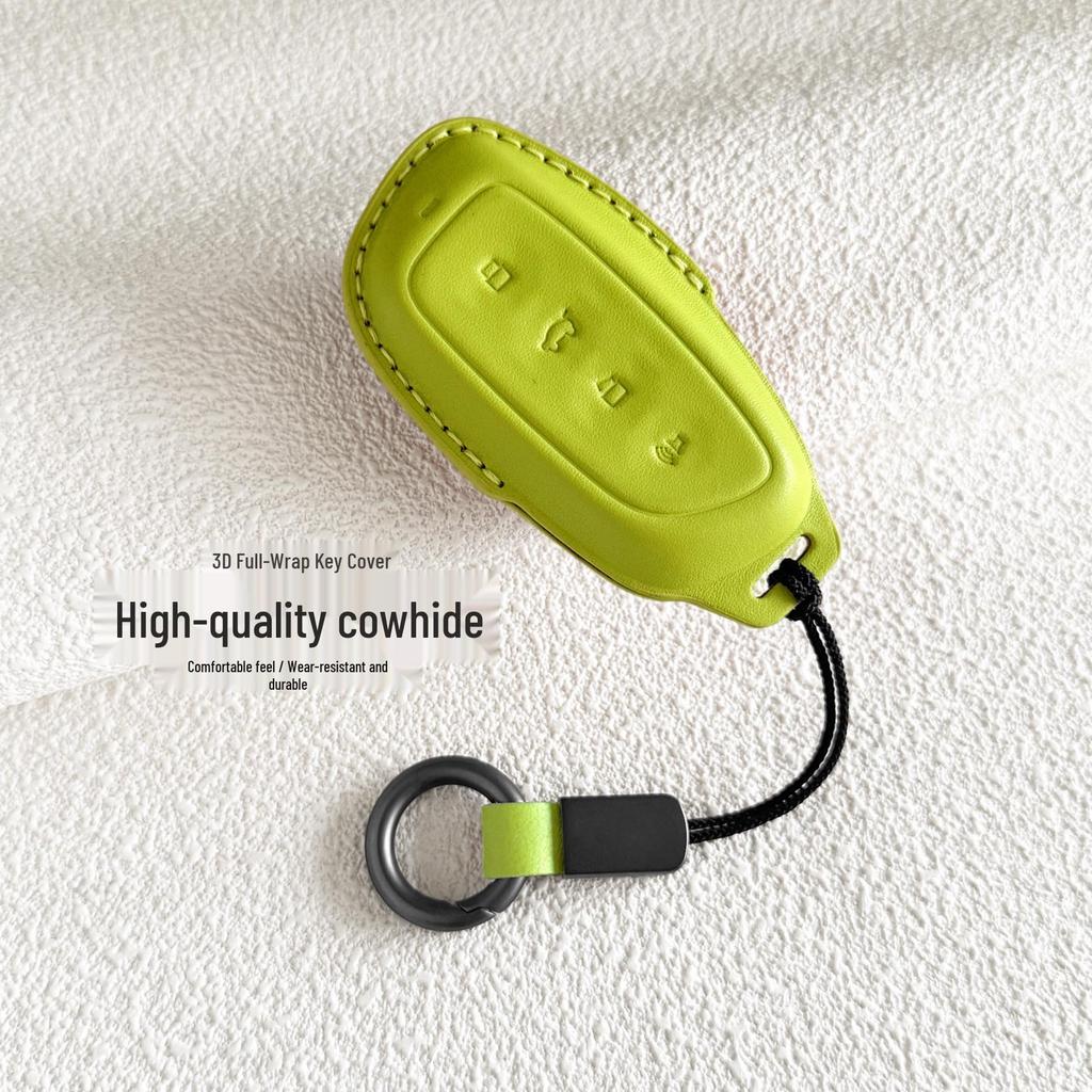 Haval Third Gen H6 Genuine Leather Key Case for H5/H9, Xiaolong/Menglong, Big Dog Car Key Holder