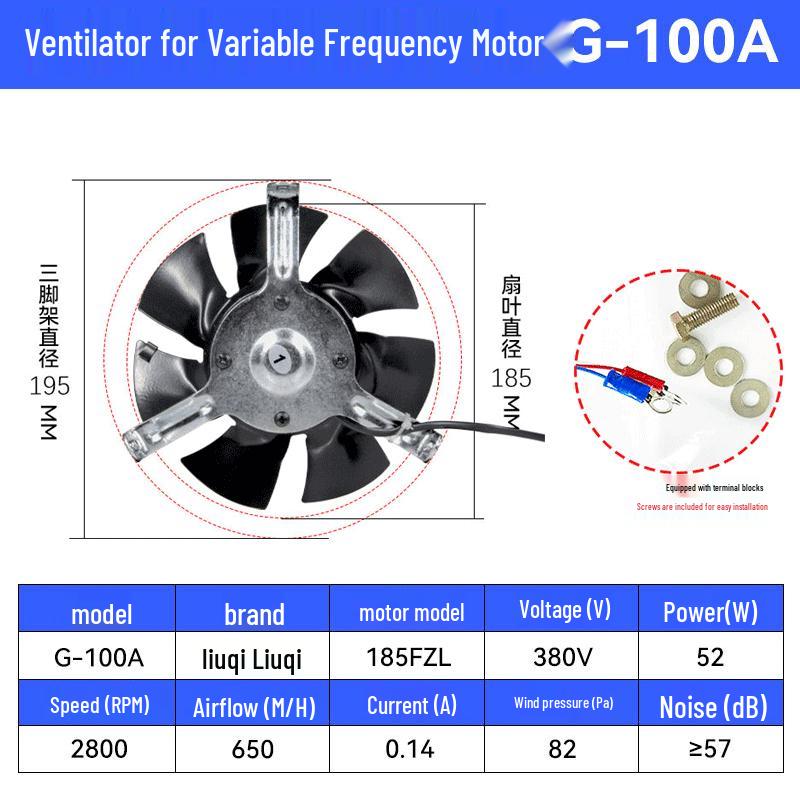G Series 380V Variable Frequency Motor Cooling Fan