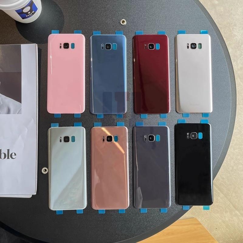 Back Glass Back Cover for Samsung Galaxy S8 S8Plus S8+ SM-G955U G950F Battery Cover Housing Cover Repair Parts Battery Door