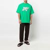 WE11DONE T-Shirts Unisex Green Crew Neck Moderate Straight Fit WD-TT1-22-630-U-GR