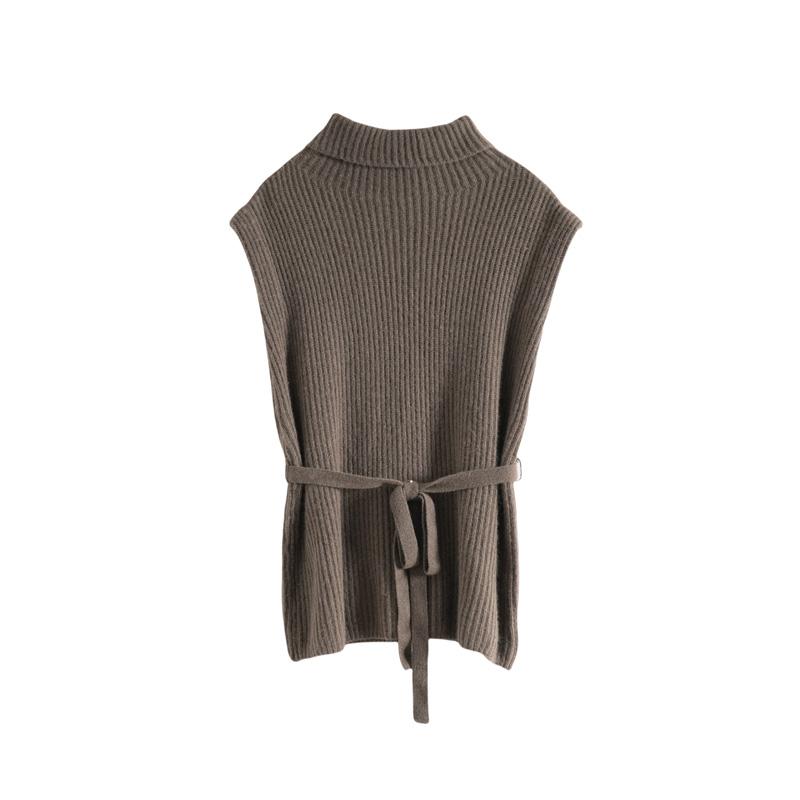 Maslan high necked knitted sweater