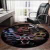 Five Nights at Freddy's Print Round Rug, Washable Floor Carpet, For Entryway Dorm Laundry Room Office Study, Home Decor Birthday Christmas Gift