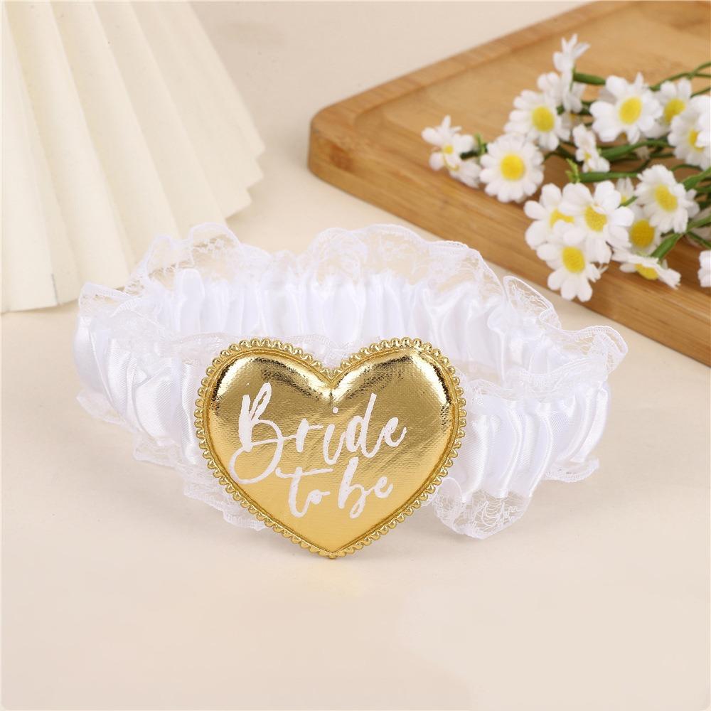 2/4 Pcs Cute Bride To Be Love Leg Rings for Wedding Party Valentine's Day Bridal Shower Bachelor Party Decorative Leg Rings