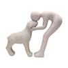 Man and Dog Statue Decoration 6.2x5.3 inch for Shelf Desktop Living Room