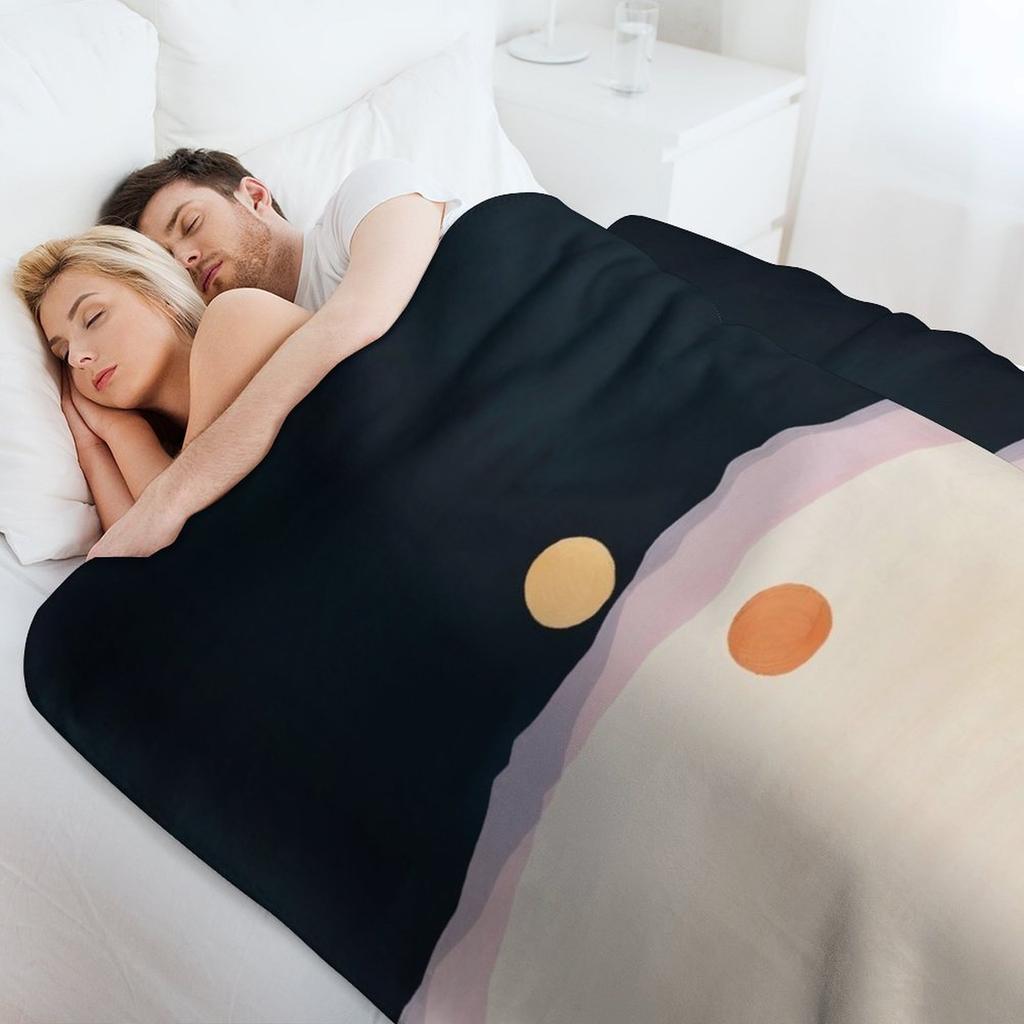 Day N Nite Throw Blanket Fluffy Cozy Throw Blanket for Home Decor