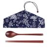Creative Wooden Chopsticks & Spoon Set: Dishwasher-Safe Japanese Travel Tableware with Logo