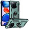 Battle Armor Holder Phone Case For Xiaomi Redmi Note 11 10 11S 10S 9S 8T 9 8 Pro 10C 10A 9T Poco M4 M3 X3 X4 Pro 5G Shockproof Ring Stand Cover Shell