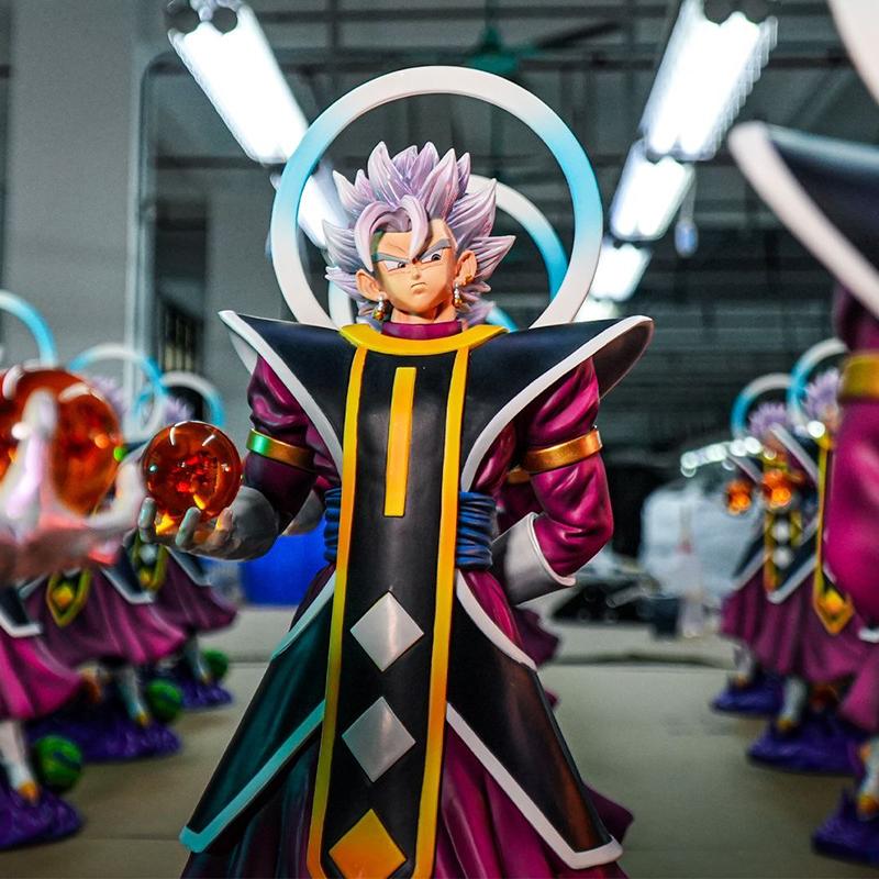 JT Toy Dragon Ball Anime Model Vegetto 37cm Figurine Grand Priest Vegetto Figures PVC Statue Collection Model Birthday Toy Gift