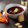 2 Pack White Porcelain Wavy Serve Bowls Dishwasher Microwave Oven Safe Versatile Serving Bowls Salad Pasta Sides and More