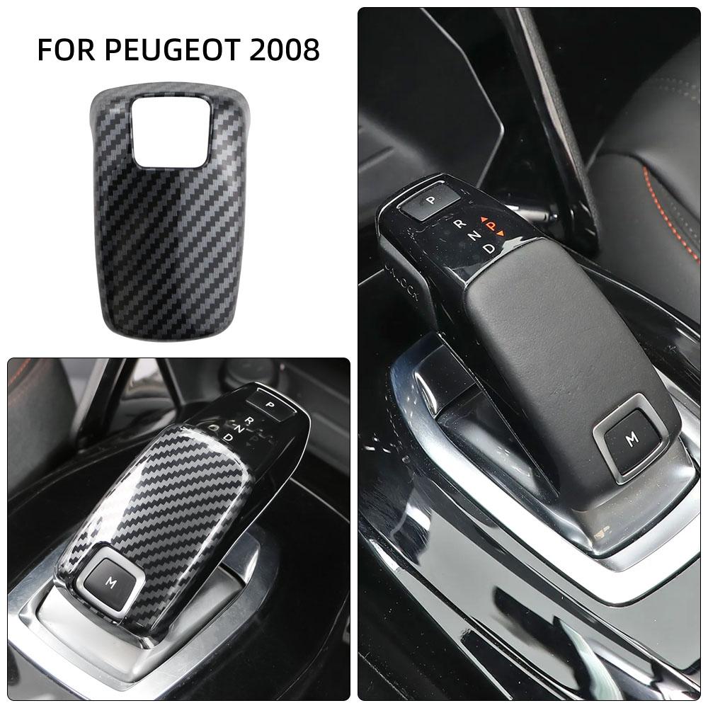 AT Auto Schalthebel Schaltschutzabdeckung für Peugeot 2008 E2008 2020-2025 208 2020-2025 E208 2020-2025 Autoaufkleber Zubehör