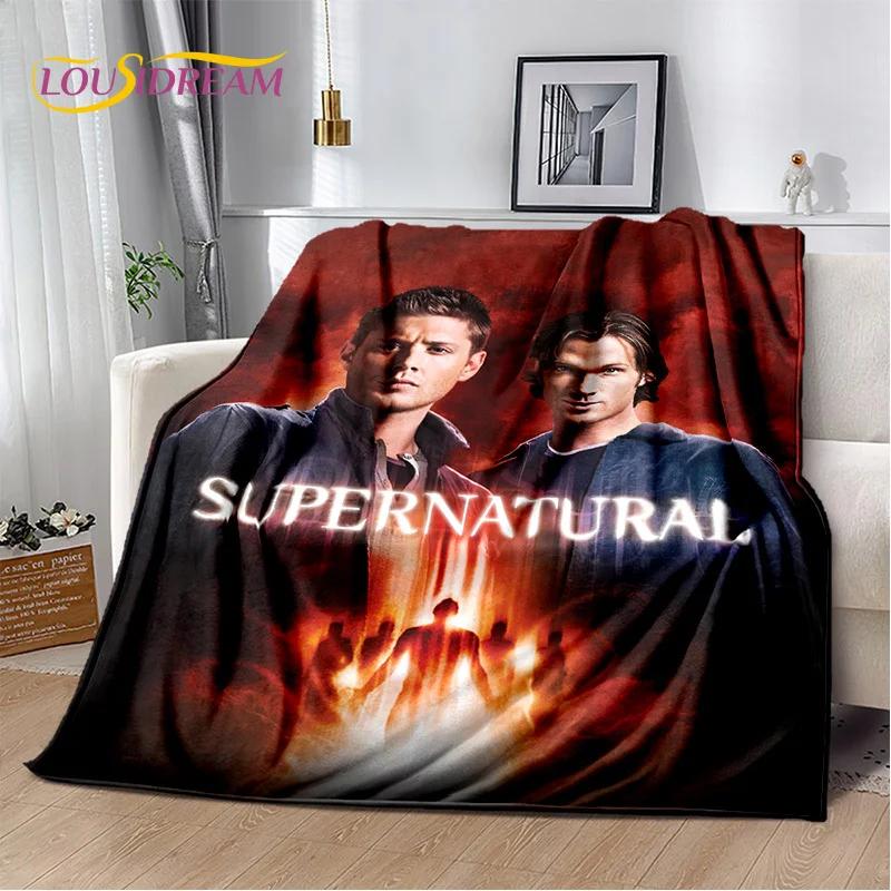 3D SPN Supernatural Zeichen Dean Sam Decke, Weiche Überwurfdecke für Zuhause Schlafzimmer Bett Sofa Picknick Reise Büro Abdeckung Kindergeschenk