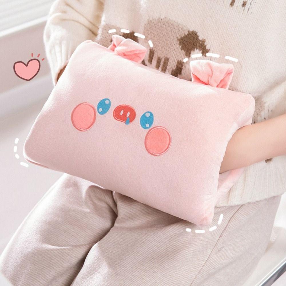 Animal Shaped Plush Throw Pillow Cartoon Office Nap Pillow Gifts Hand Warmer Pillow School