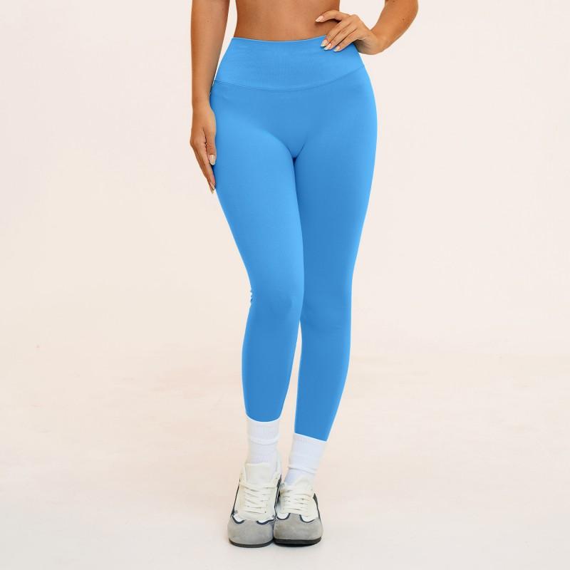 High-Waisted Yoga Leggings Women Breathable Quick-Dry Compression Workout Pants Slim Fit Running Tights In 5 Colors