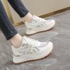 Summer thick-soled 2025 versatile mesh dad shoes women's light, breathable and thin sports fashion casual women's shoes