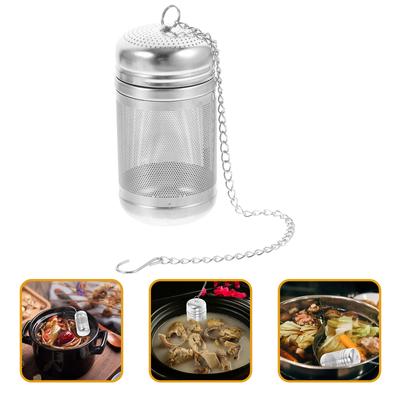 Ultra Fine Mesh Strainer Stainless Steel Stew Cage Diffusers Tea Infuser Silver