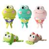 Wind-Up Frog Bath Toy Cute Swimming Frog Baby Bath Toy Kids Fun Water Play Toy for Bathroom Swimming Pool