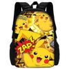 3 Pcs Set Cute Anime for Pikachus Child School Backpack with Lunch Bags ,Pencil Bags ,School Bags for Boys Girls Best Gift