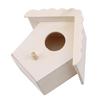 Wooden Bird House Nest Bird Supplies Wooden Birdhouse Outdoor Nesting Box