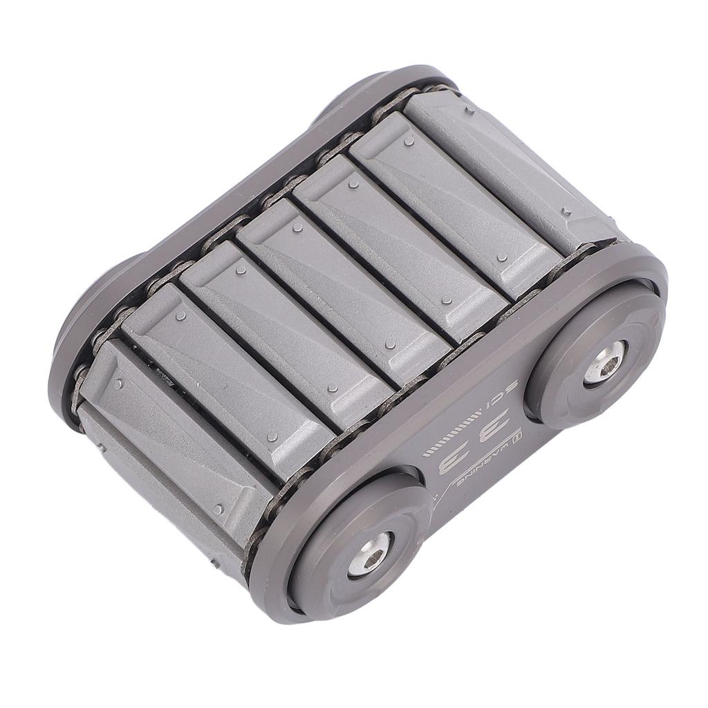 Metal Stress Relief Slider Roller Toy 304 Stainless Steel Tank Shape Comfortable Grip Decompression