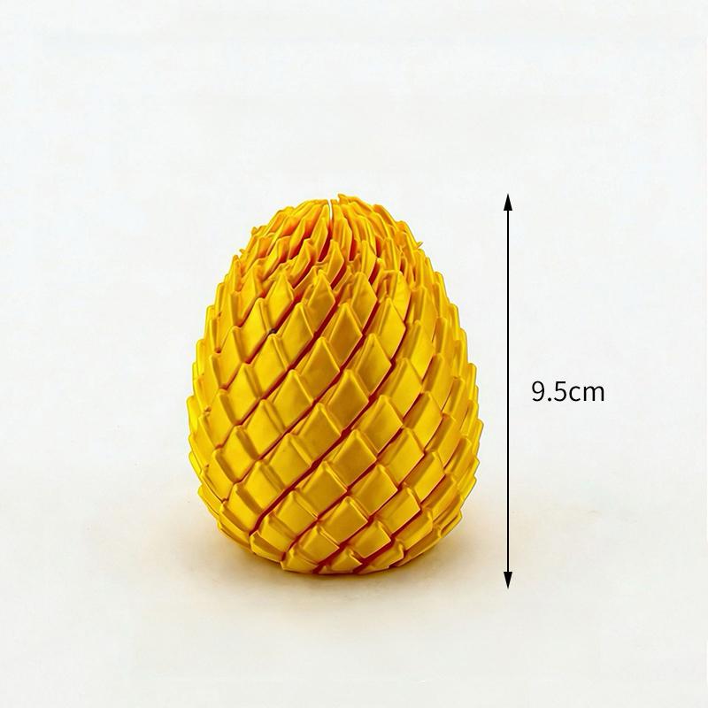 Uovo di Drago Giocattolo Decompressione Stampa 3D - Sfera Fidget Rotante Liscia Sollievo Ansia ADHD Giocattolo per Dita Eco-Sicuro per Bambini Adulti