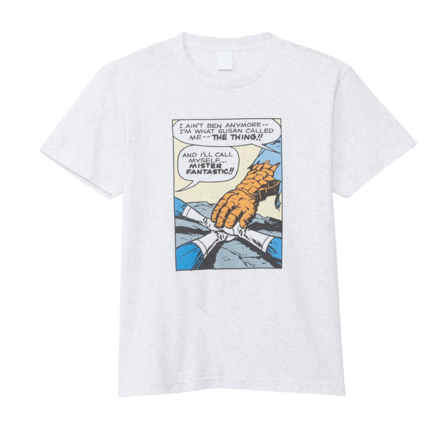 

Small Planet Marvel Fantastic Four Overlapping Hands Short Sleeve T-Shirt, Size M, Ash