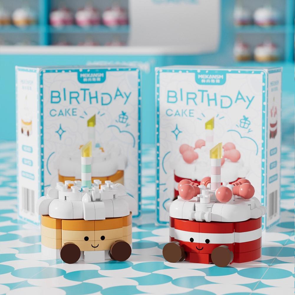 Kuchen Dekoration Ziegel Baukasten Mikro Bausteine Kinderspielzeug Erwachsenen Baustein Mini Spielzeug für Mädchen Geburtstagsgeschenk