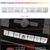 For Mercedes Benz W176 B W246 CLA C117 X156 CD Panel Function Switch Cover Trims