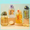 Cute Male Female Reusable Water Bottle With Large Capacity For Travel And Gym Use