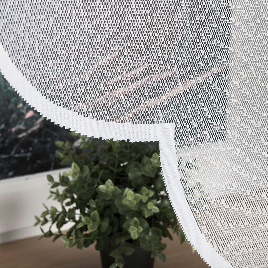 LEA - Ready-made jacquard panel - 160x160 cm - white