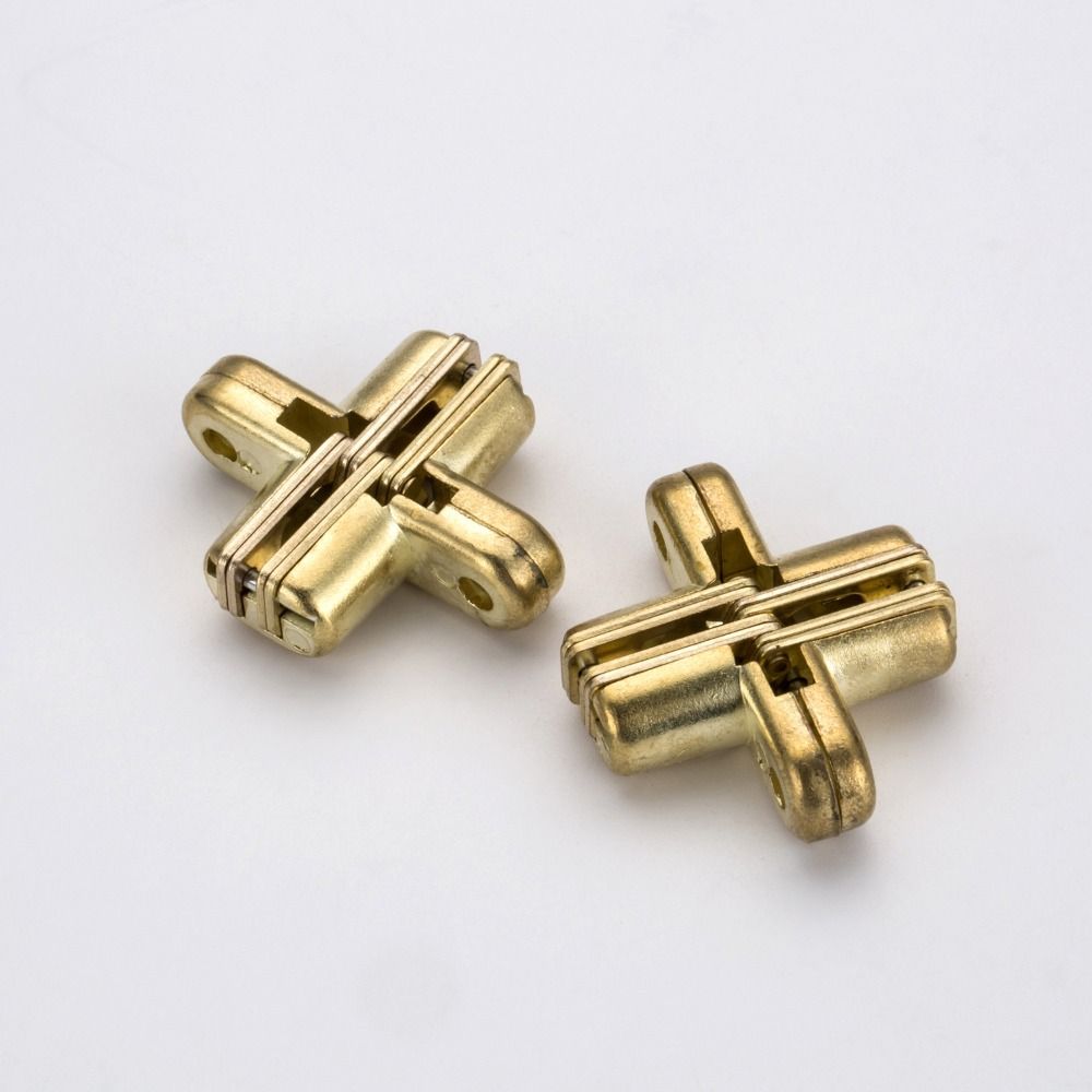 Stainless Steel Folding Door Hinge Silent Design Concealed Hinge Furniture Hardware  Work Supplies