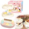 Carousel Cupcakes Holder Macarons Revolving Plates Creative Swing Tray  Birthday Party Decoration