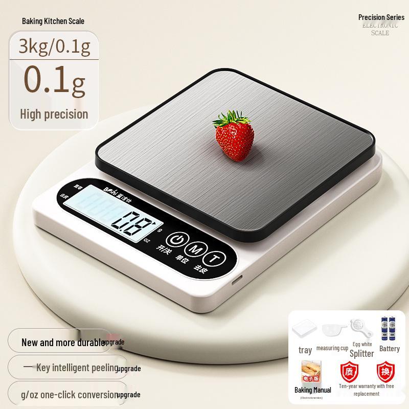 Compact Precision Kitchen Scale: Accurate Electronic Gram Weighing for Household and Food Use