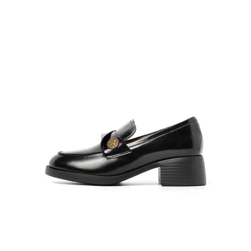 Belle Women s Commuter Platform Loafer Leather Shoes B1720AA4 37